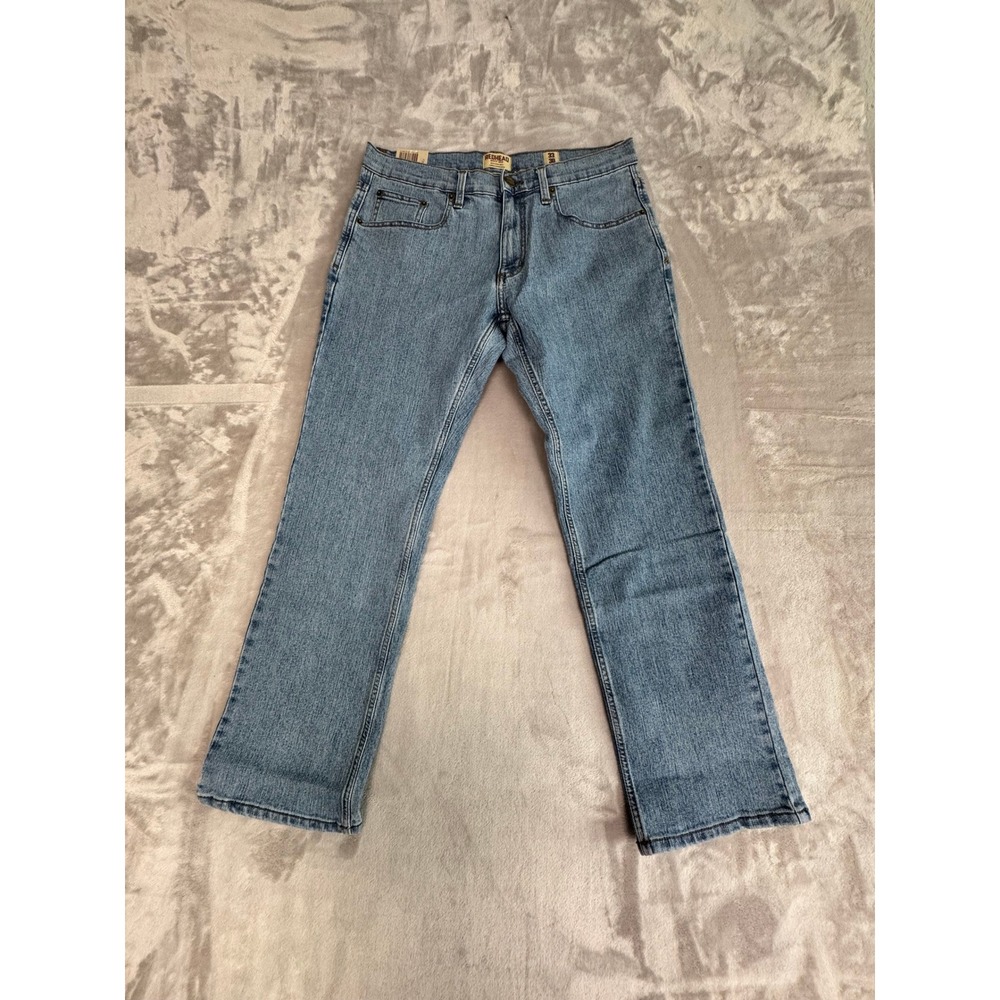 RedHead Mens Classic Fit Jeans Size 33x30 Light Wash Denim Pants New‎ With Tags